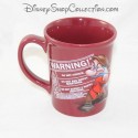 Mug haut nain Grincheux DISNEY Warning avertissement tasse céramique relief 3D