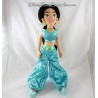 Poupée peluche Jasmine DISNEY STORE Aladdin tenue vert satin 52 cm