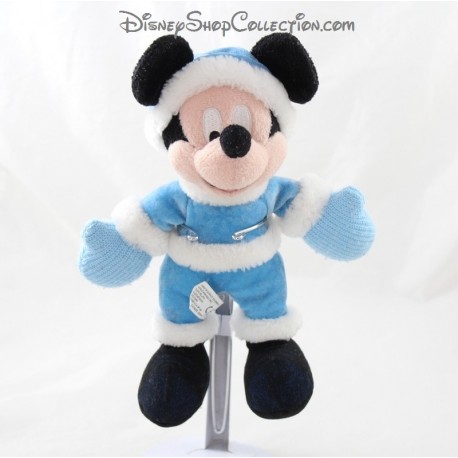 Plush Mickey DISNEYLAND PARIS Outfit blauen Winterhandschuh Disney 25 cm