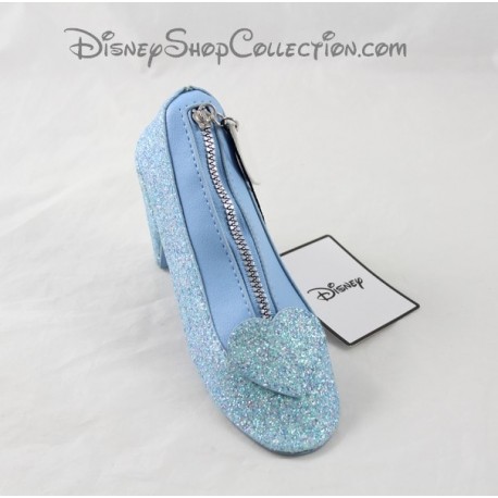 Porte monnaie chaussure PRIMARK Disney Cendrillon bleu 20 cm