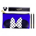 Minnie Mouse DISNEY kit negro blanco azul Palado