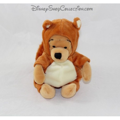 Winnie the Pooh DISNEY STORE disfrazado de ardilla 20 cm