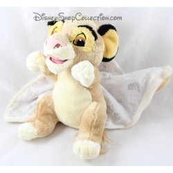 Peluche Simba DISNEY NICOTOY The Lion King beige blanket 24 cm