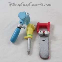 Lot von 3 MatteL Disney Manny Figuren und ihre Werkzeuge