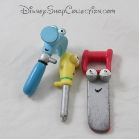 Lotto di 3 figurine MatteL Disney Manny e suoi strumenti