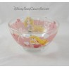 Disney Princesses Transparent Glass Hermosa Cenicienta Aurora Rapunzel Bowl