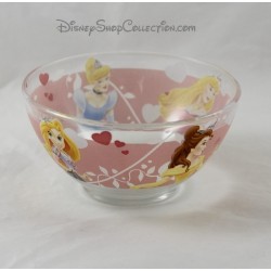 Disney Princesses Transparent Glass Beautiful Cinderella Aurora Rapunzel Bowl