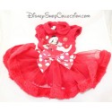 Disney STORE Red Minnie vestido de Navidad 6-9 meses