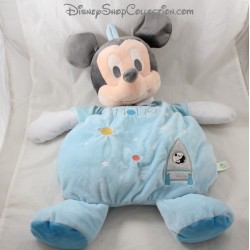 Peluche range pyjama Mickey DISNEY BABY bleu planètes fusée sac