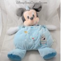 Peluche range pajamas Mickey DISNEY BABY blue planets rocket bag