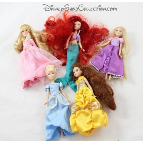 Mini bambole DISNEY STORE Raperonzolo, Biancaneve e Aurora 16 cm