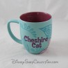 Mug Cheshire chat DISNEY STORE Alice au pays des merveilles tasse bleue rose 10 cm
