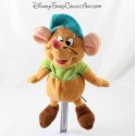 Plush Gus Gus mouse DISNEY Cinderella Jemini green brown 22 cm