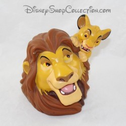Cajón de plástico Mufasa y Simba DISNEY El Rey León gran figura de pvc 17 cm