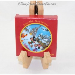 Mini dekorative Platte Mickey Minnie DISNEYLAND PARIS Frohe Weihnachten Frohe Weihnachten