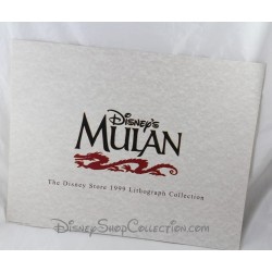 Lithograph DISNEY STORE The 1999 Lithograph Collection Mulan 35 x 28 cm