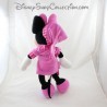 Peluche Minnie PTS SRL Disney peignoir robe de chambre rose 40 cm