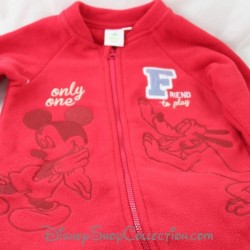 Disney BABY Mickey Polar Surpyjama e Plutone Pigiama rosso 6 mesi