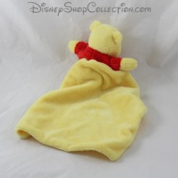 Doudou mouchoir Winnie l'ourson POSH PAWS Disney mouchoir au dos 12 cm