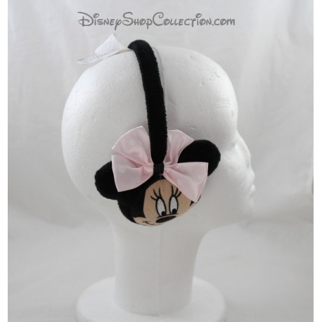 Minnie DISNEY ears cuff knot pink white peas child