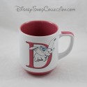 Mug Dumbo DISNEYLAND PARIS letter D ceramic cup Disney 10 cm