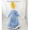Poupée peluche Cendrillon DISNEY STORE robe bleue manteau Cinderella 53 cm