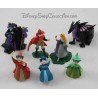 Lot of 7 figurines Aurora DISNEY PARKS Sleeping Beauty set